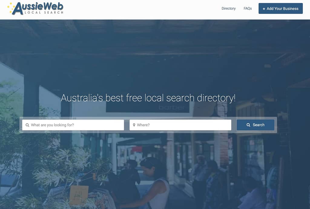 Aussieweb Homepage 2022